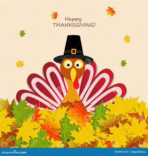 Happy Thanksgiving Turkey Stock Vector Illustration Of Giving 96921767