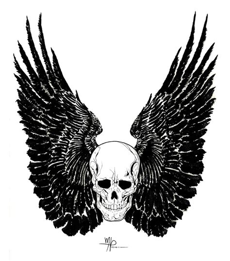 Skull With Wings