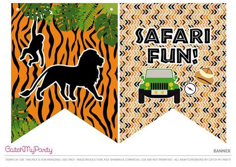 Download These Free Jungle Safari Printables Now Catch My Party