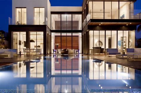 Bathroom inside modern villa house. Modern Luxury Villas Designed By Gal Marom Architects ...