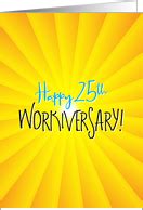Work anniversary quotes for 10 years | work anniversary. 25th Employee Anniversary Cards from Greeting Card Universe