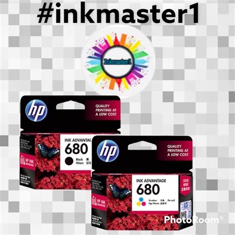 Hp 680 Black And Tri Color Ink Cartridges Original Shopee Philippines