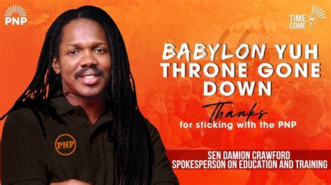 Thanks For Sticking With The Pnp Senator Damion Crawford Youtube