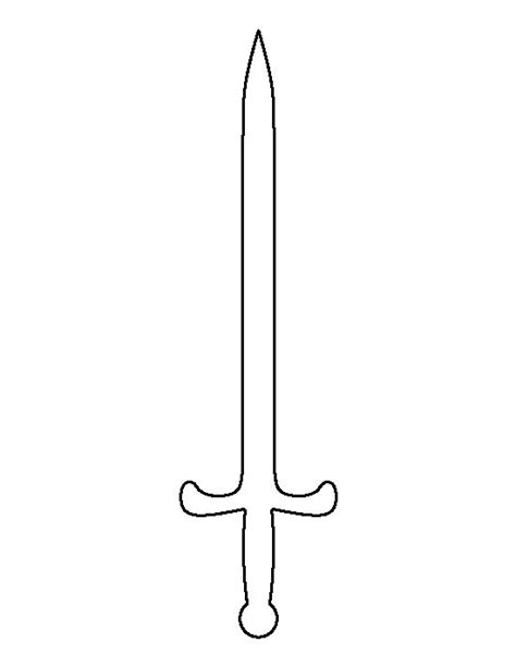 Cut Out Sword Template Printable Free Printable Templates