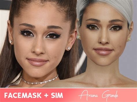 Ariana Grande Sim Skin By Thiago Mitchell At Redheadsims The Sims 4