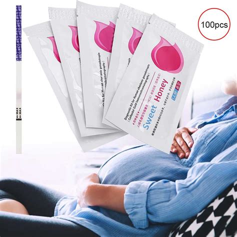 Or human chorionic gonadotropin test is a pregnancy test that can detect hcg hormone in a pregnant woman's urine. Garosa HCG Early Pregnancy Test, 100pcs HCG Early Pregnancy Test Strips Urine Pregnancy ...