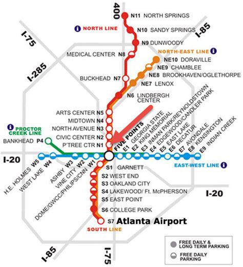 Marta Station Line Map Furry Weekend Atlanta