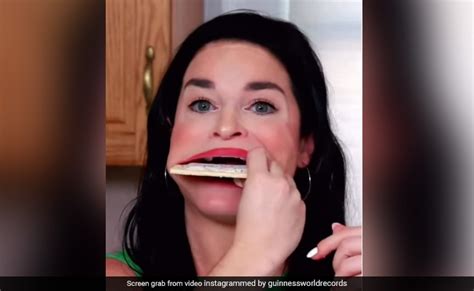 This Woman Holds World Record For Largest Mouth Gape Woman With