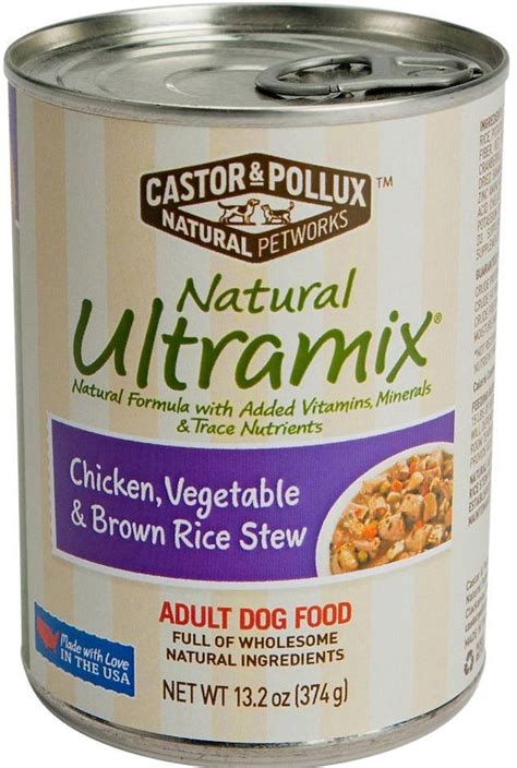 Using only organic products in their food, castor & pollux emphasize the importance of. Castor and Pollux Natural Ultramix Chicken Vegetable and ...