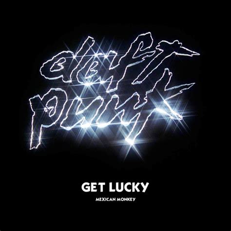 Daft Punk Get Lucky Single Cover On Behance