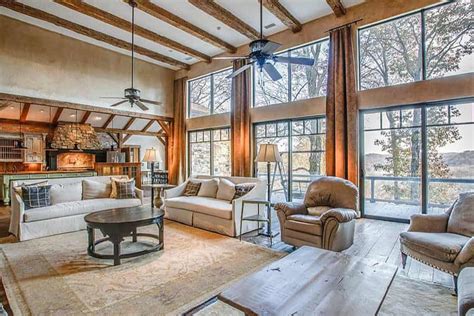 Take A Look At This Luxurious Log Cabin Home Cabin Style Interiors