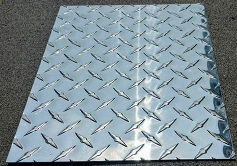 3003 Aluminum Diamond Tread Platesheet 190 X 24 X 48 Metal