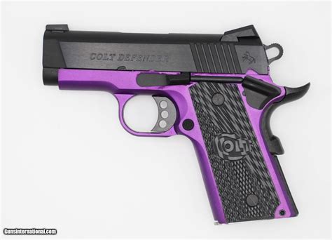 Colt Defender 45 Acp 3 Purpleblued O7800xe Ap