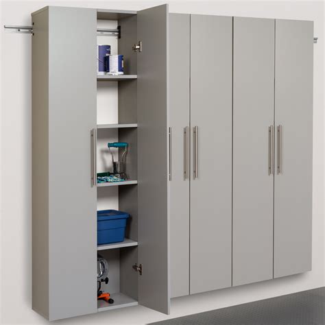 Rubbermaid fasttrack 14 x 16 x 56 inch garage power tool locker cabinet kit rail wall storage system. Garage Cabinet Systems in Storage Cabinets