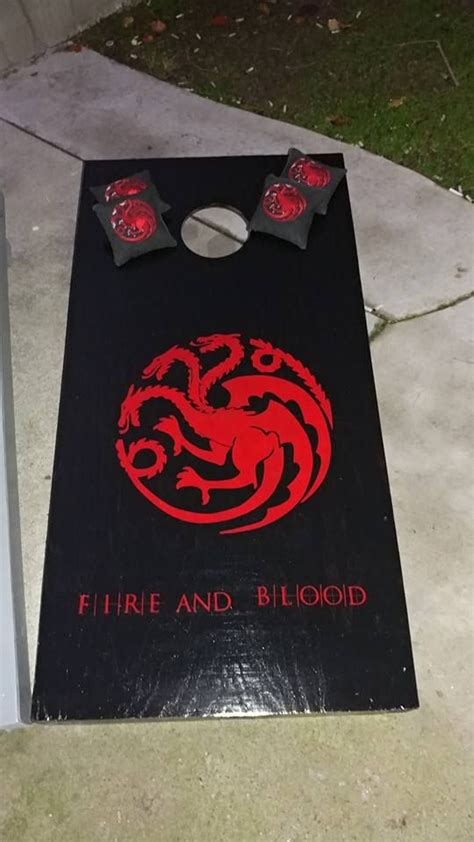 Game Of Thrones Themed Cornhole Boards Hand Made And Painted By Me