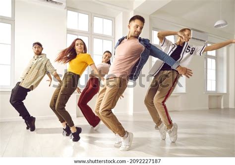 Hip Hop Dance Crew Rehearsing Modern Stock Photo 2092227187 Shutterstock