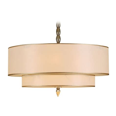 Save 15% free shipping add to cart. Drum Pendant Light with Gold Shades in Antique Brass ...