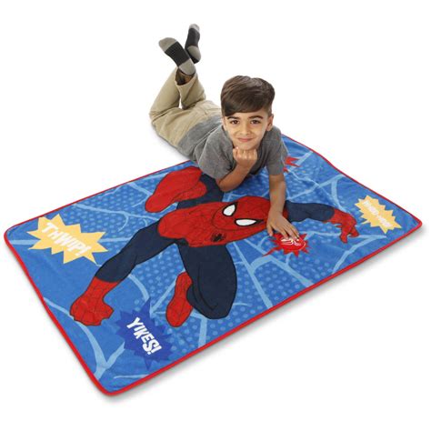 Marvels Spider Man Toddler Blanket With Sound