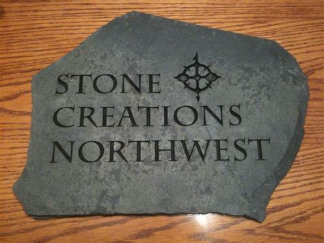 Stone Creations Northwest The Art Of Stone Engraving