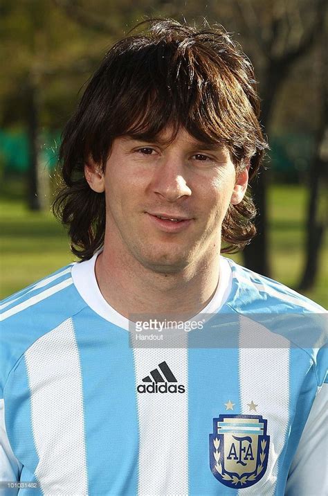 Midfielder Lionel Messi Of Argentinas National Team For The 2010