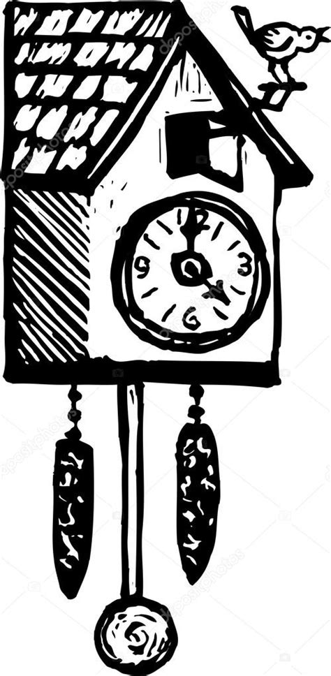 Cuckoo Clock Stock Vector Image By ©ronjoe 29844383