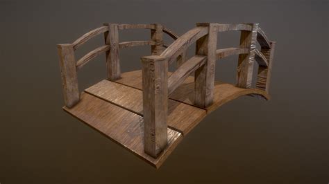 Simple Wooden Bridge Download Free 3d Model By Memorie Fad4dce