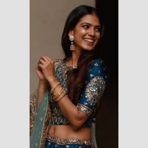 Malavika Mohanan In Half Saree Exposing Photos Malavika Mohanan