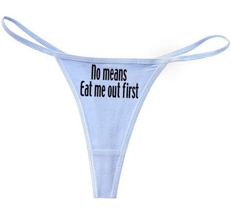 Eat Me Out First Thong Bewild