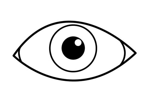 Printable Eye Coloring Page