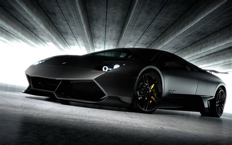 Black Lamborghini Aventador K HD Wallpapers Wallpaper Cave