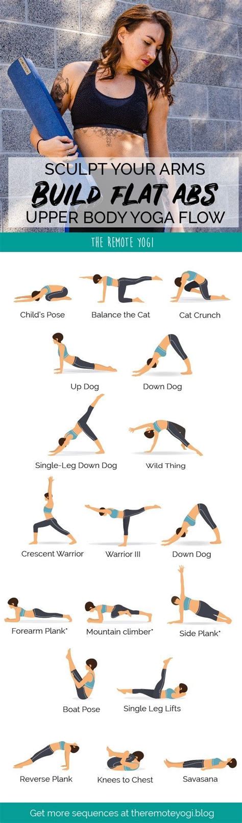 Yoga For Strong Abs And Arms Free Printable Pdf Easy Yoga Workouts
