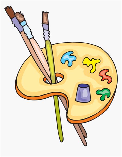 Paint Easel Clip Art Arts And Crafts Clipart Hd Png Download