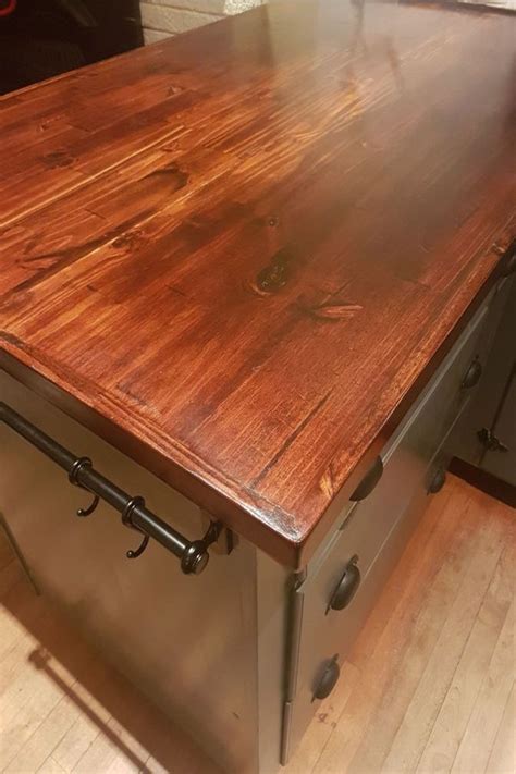 As it does with water, wood swells and shrinks with changing temperature. DIY BUTCHER BLOCK COUNTERTOP (With images) | Diy kitchen ...
