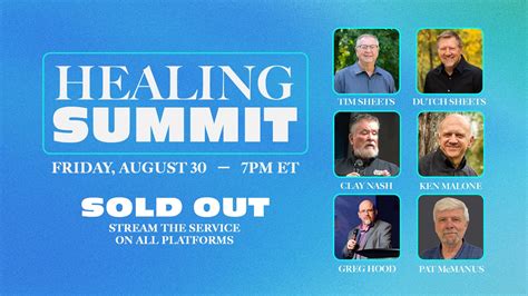 Healing Summit — The Oasis Church
