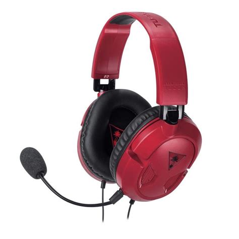 Turtle Beach Ear Force Recon Stereo Gaming Headset Red Pc Buy