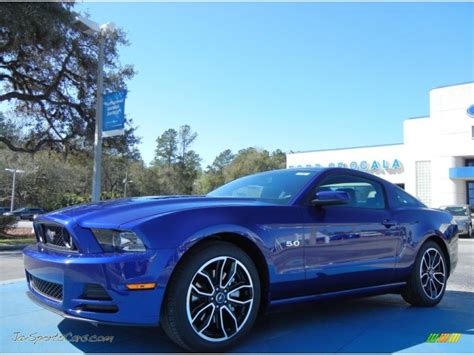 2014 Ford Mustang Gt Premium Coupe In Deep Impact Blue 203380 Jax
