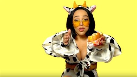 Video Doja Cat Breaks Down The Lyrics For Mooo Cow Outfits Cat Aesthetic Cow Costume