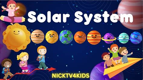 Kids General Knowledge Solar System Children Brain Activity Kids