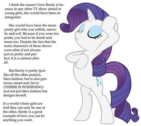 Rarity Is A Good Example Of Character In Any Other Show A Fashion