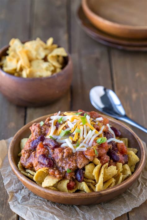 Frito Chili Pie Aka Walking Tacos Are A Great Hearty Beef Dinner