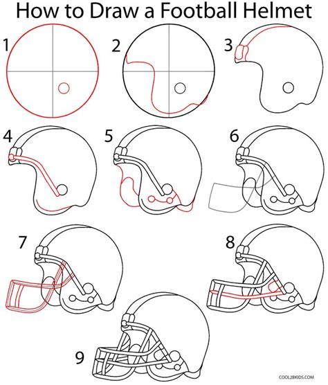 Https://tommynaija.com/draw/how To Draw A 3d Football Helmet