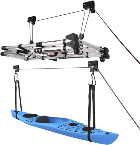 Vivohome Kayak Hoist Lift Pulley System For Overhead