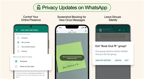 Whatsapp New Privacy Features Hide Online Status Block View Once Screenshots And Leave