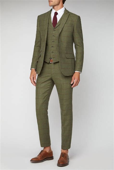 Racing Green Green Heritage Check Tailored Suit In 2021 Green Suit