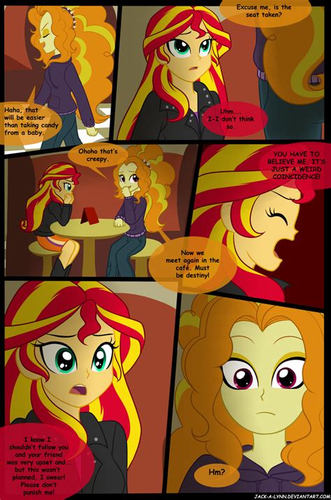 Safe Artist Jacky Bunny Adagio Dazzle Sunset Shimmer Equestria Girls G Rainbow