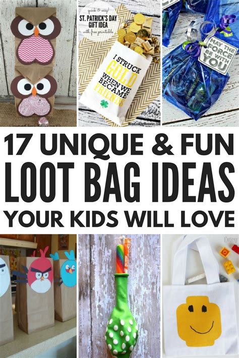 Easy and cheap goody bag gift ideas for birthday parties that kids will love. 17 unique party goodie bag ideas your kids will absolutely ...