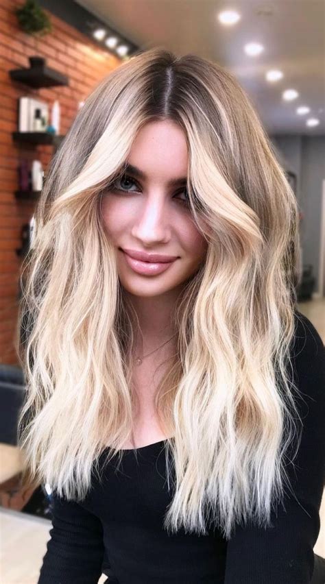 Blonde Hair With Dark Roots Ideas To Copy Right Now In In
