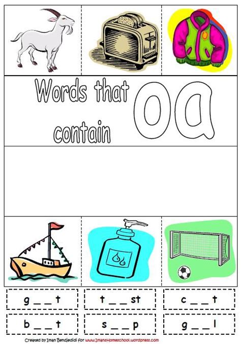 Using the letter o, we can make many different vowel sounds. New 99 Oa Phonics Worksheets - Free Worksheets Samples