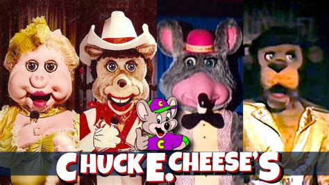 Top 10 Extinct Chuck E Cheese Animatronic Characters And History Youtube