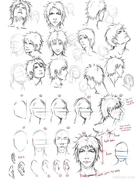 How To Draw Anime Tutorial With Beautiful Anime Character Drawings 13